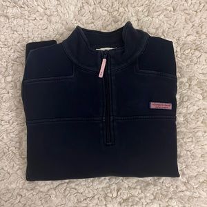 Vineyard Vines Shep Quarter-Zip Knit Shirt in Vineyard Navy